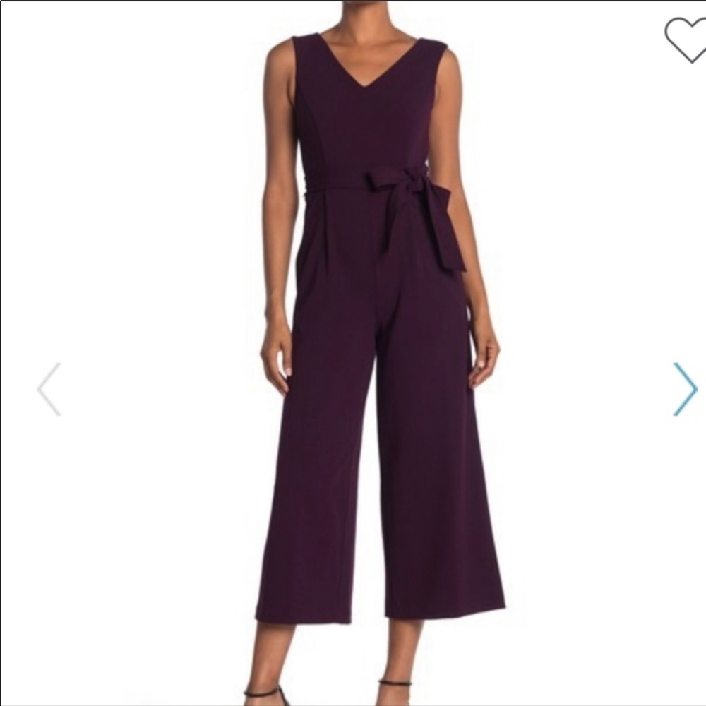 Calvin Klein Wide Leg Jumpsuit in Indigo